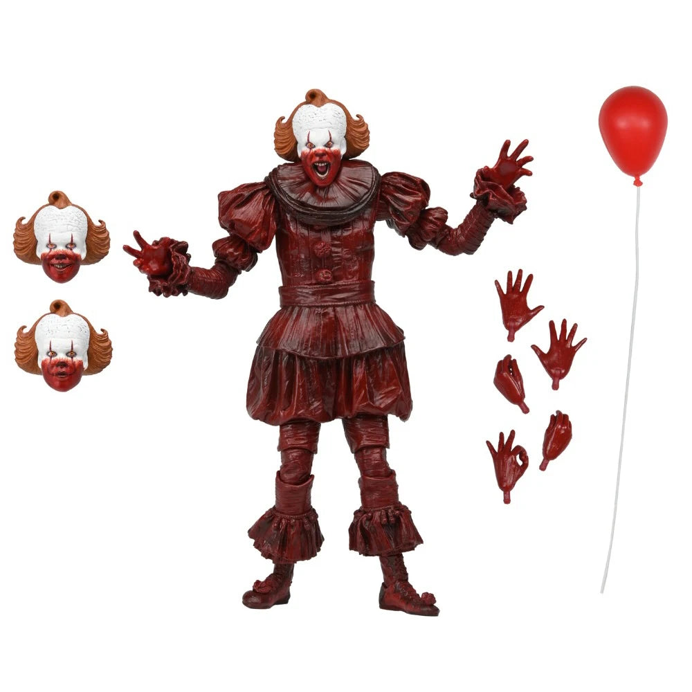 NECA Ultimate Blood Pennywise 7" Scale Action Figure Model Doll Garage Kit