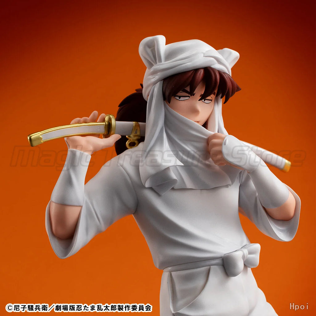 【MT】Original MegaHouse GEM Nintama Rantaro Invincible Master of The Dokutake Ninja Heavenly Ghost in The Palm Figure Toy