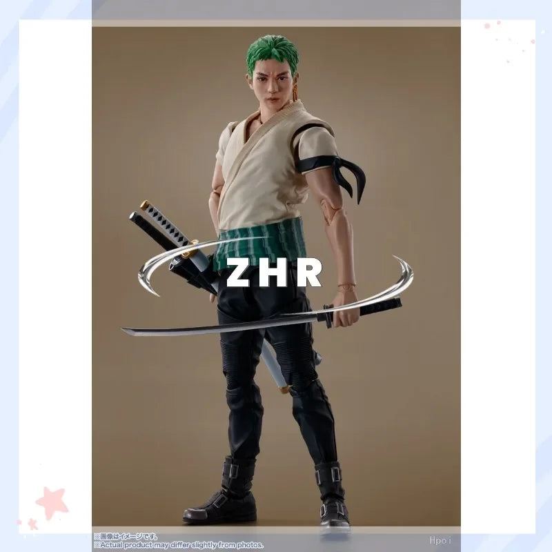 В наличност One Piece SHFiguarts Live версия Luffy Zoro Nami Анимационен модел Екшън фигурка Играчка Колекция Подарък