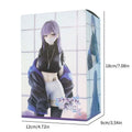 New Cross-border Masked Girl Yuna Action Figure Desktop Case Ornament PVC Material for Collectors And Anime Fans