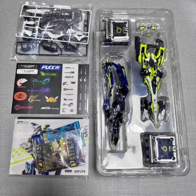 52toys Ib16 Beastbox Omni Squad Divine Walker Can Transformable Mech Armor Robot And Racing Car Double Forms Collecting Toy Gift
