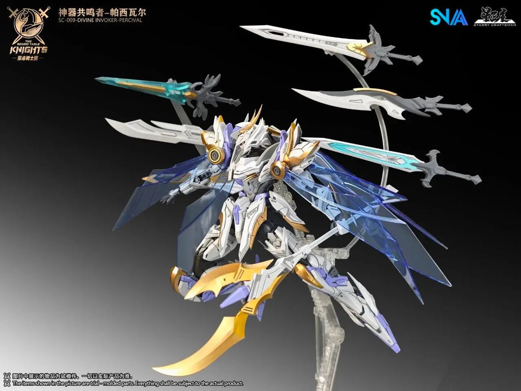 In Stock SNAA HG 1/144 Sc-009 Percival Action Figures Deluxe Edition Model Kit Divine Invoker The Round Table Knights Toys Gifts