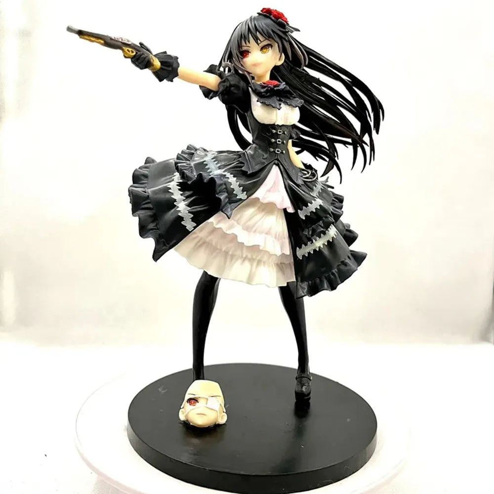 Hentai Anime DATE A LIVE 30th Anniversary Ver Tokisaki Kurumi Nightmate PVC Action Figure Toys Doll Boyfriend Gift 23CM