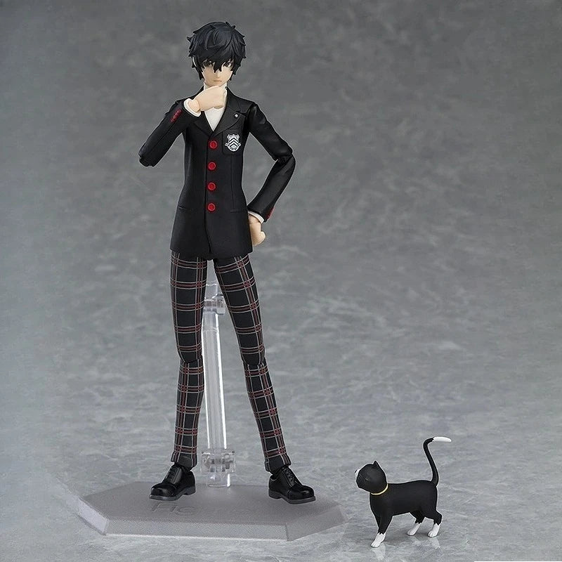 Max Original Figma Series《Persona 5: Ren Amamiya》Anime Action Figure Assembly Model Toys Collectible Model Ornaments Gifts For