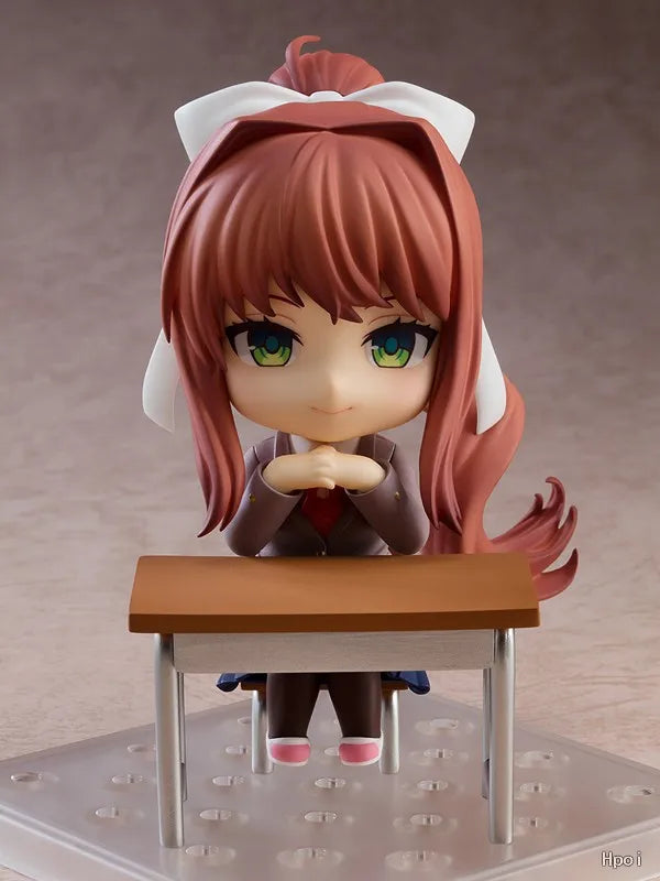 In stock GSC GSAS Nendoroid 1817 Monika Doki Doki Literature Club! Figures Anime Model Genuine Boxed Toy Gift