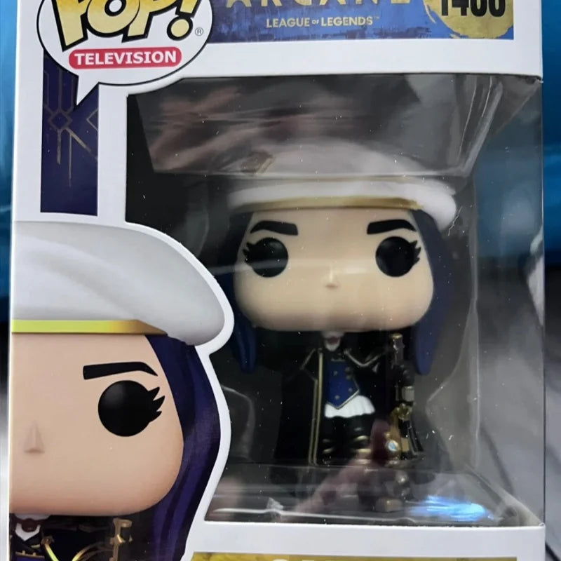 League of Legends Arcane Figurine Funko POP Caitlyn Champion Viktor Mel 1488 1489 Limited Edition Collectibles Doll Desk Decor
