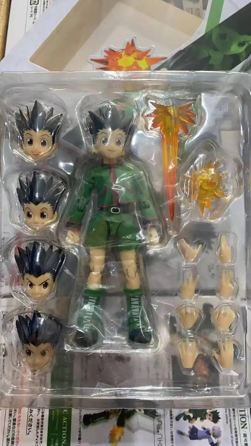 Hot New  Shf Hunter X Hunter Gon Super Action Figure Finished Model Kit Anime Full Action Model Toy Gift For Boys