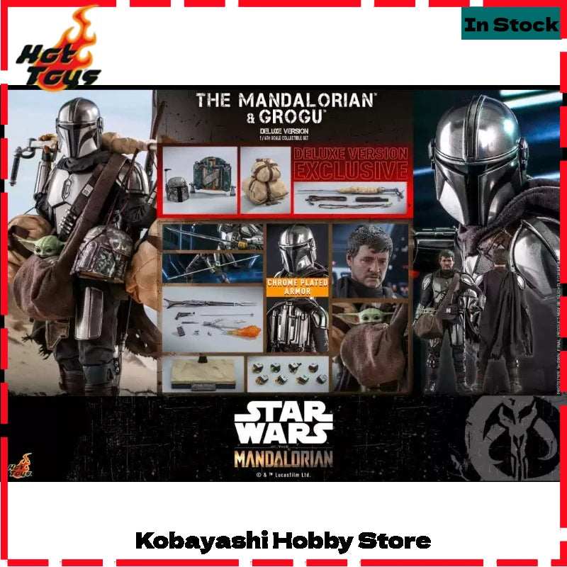 Brand New in Stock Hot Toys HT 1/6 TMS052 Star Wars The Mandalorian 3.0 Deluxe Version Collectible Figure