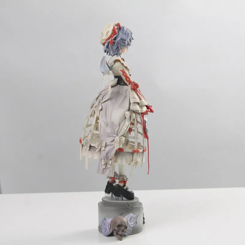 Touhou Project Remilia Scarlet Anime Short Hair Girl Action Figure Statue Desktop Decoration For Anime Fans Collection Model