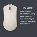 Motospeed Darmoshark M3 Bluetooth Wireless Gaming Mouse 26000DPI PAM3395 Optical Sensor Computer Office Mouse TTC For Laptop PC