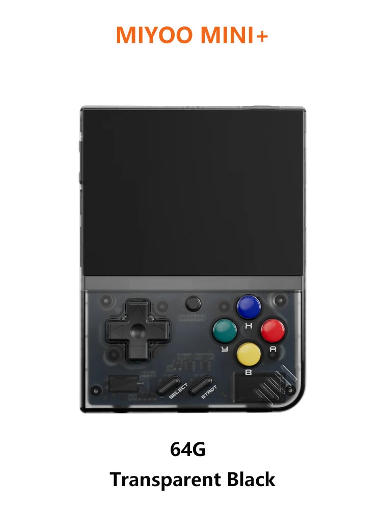 MIYOO Mini Plus Tragbare Retro-Handheld-Spielekonsole 3,5-Zoll-IPS-HD-Bildschirm Kindergeschenk Linux-System Klassischer Gaming-Emulator