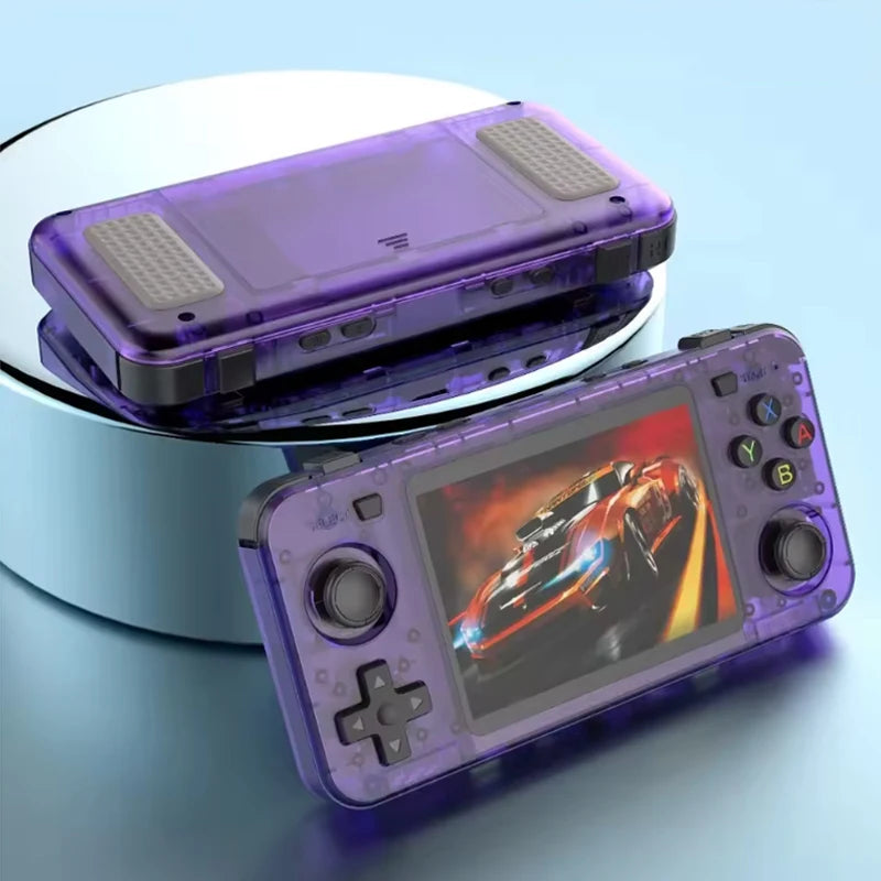 R36H Retro Handheld Game Console Linux System Kids Christmas Gift Portable Pocket Video Player 3.5 Inch IPS Screen 128GB Games