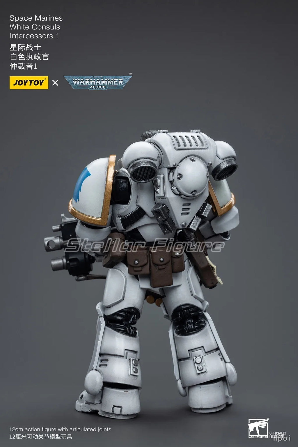 【SF】JOYTOY Warhammer 40K 1/19 Action Figure Space MarinesWhite ConsulsIntercessors 1 Model Toys Gifts Collection Ornaments