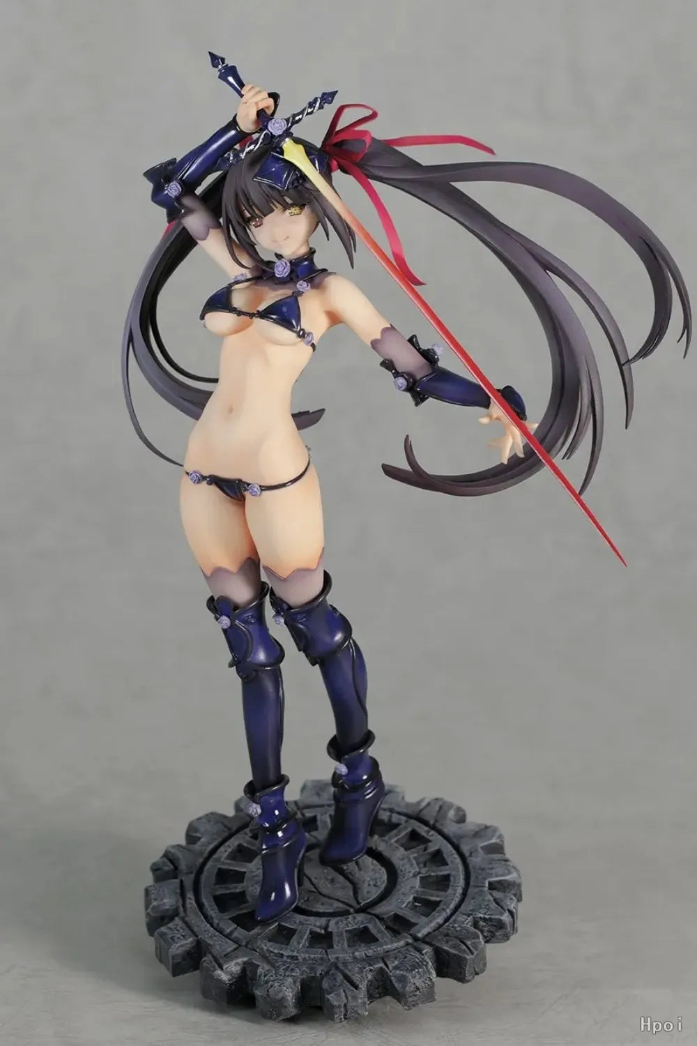 Genuine AlphaMax Date A Bullet Kurumi Tokisaki Bikini Armor Ver. 1/7 Scale Figure Original Anime Statue Model