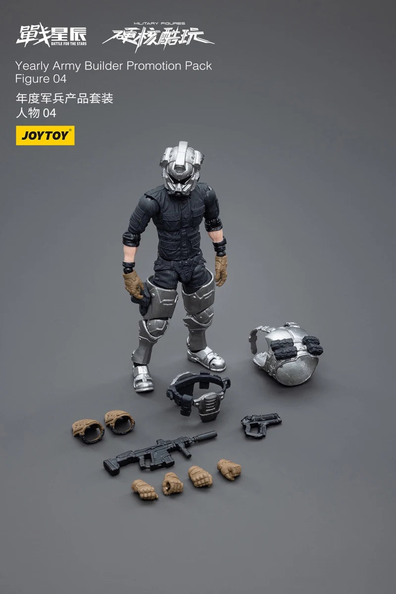 in Stock JOYTOY 1/18 10.5cm Action Figures Yearly Army Builder Promotion Pack Anime Collection Model