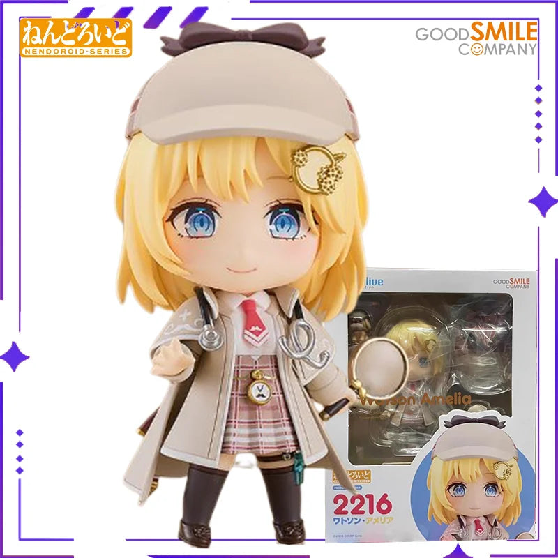 New GSC Original Hololive Series Clay Man # 2216 Hololive Amelia Watson Anime Finished Product Movable Doll Model ToyGiftcollect