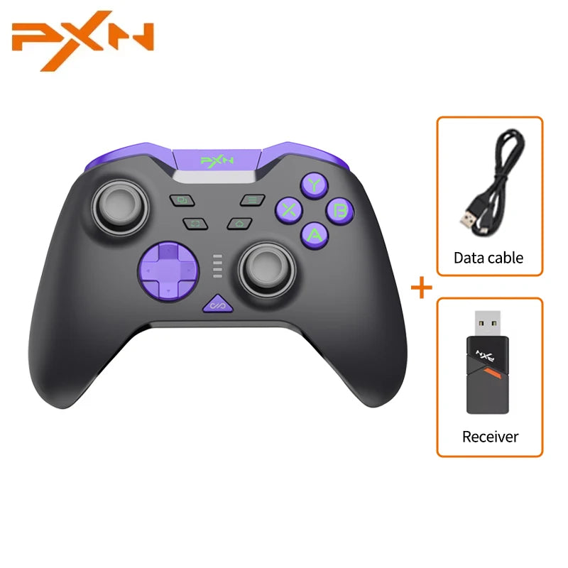 PXN P5 8K Gamepad Three Mode Wireless Game Controller Custom 8000Hz Polling Rate Hall Trigger Gamepads For PC NS Smartphone