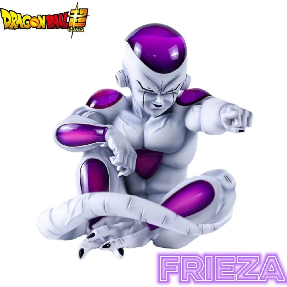 Dragon Ball Z Freeza Sit Ver Actionfigur Modelo Brinquedos Auto-Ornament Schreibtisch-Ornament-Kollektion Modell Puppenspielzeug Geschenk, 13 cm