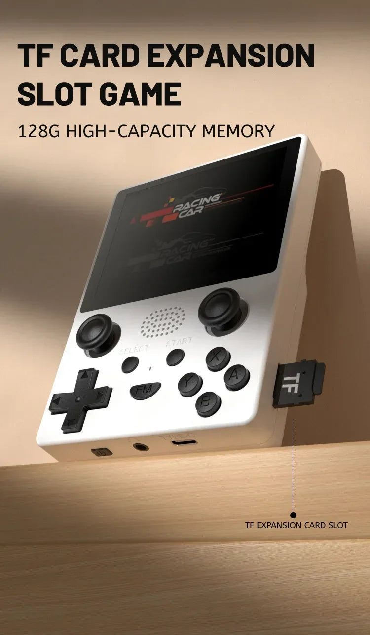 Retro Handheld Spiel Spieler Videospielkonsolen Gaming Gamepad Tragbare Konsole 64GB Tasche Spiel Maschine Linux System X5