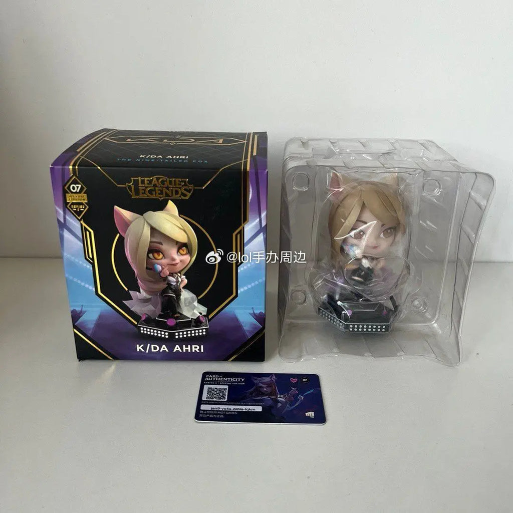 New League Of Legends Lol K/Da Ahri Figure Kd Ahri Figure Game Peripheral Ornament Toy Birthday Gift Stock Garage Kit Kda  Ali