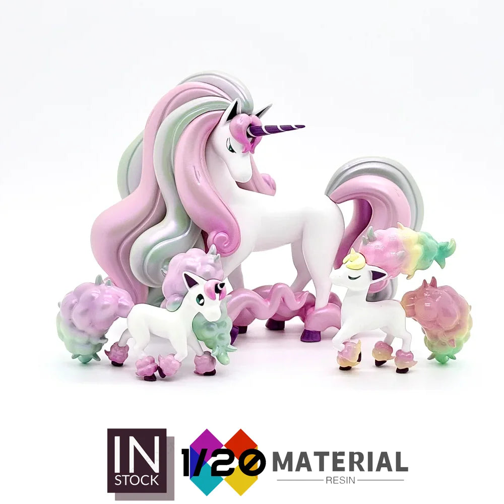 [In Stock]1/20 Resin Scale World [YH][LIMOUSINE] - Galarian Ponyta & Rapidash[Split RE-MENT]