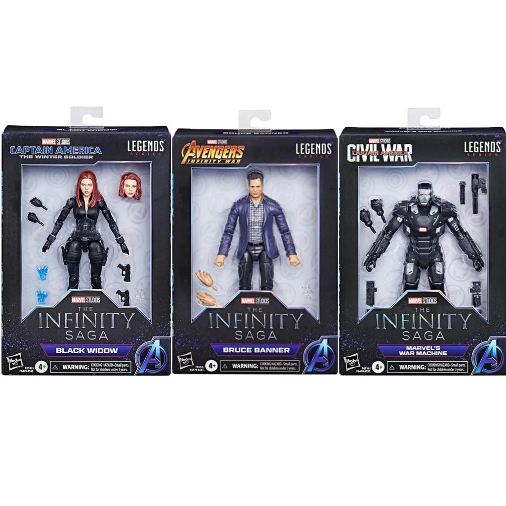 Marvel Legends Series The Infinity SAGA Black Widow Bruce Banner War Machine Collectible 6 Inch Action Figures Toys Gift