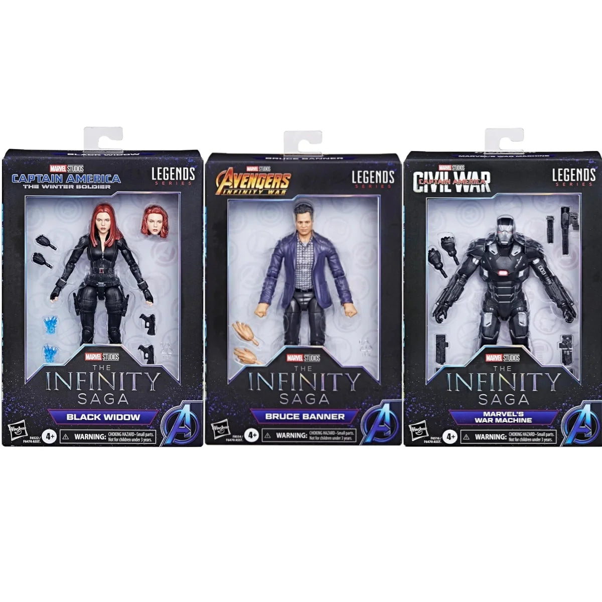 Marvel Legends Series The Infinity SAGA Black Widow Bruce Banner War Machine Collectible 6 Inch Action Figures Toys Gift