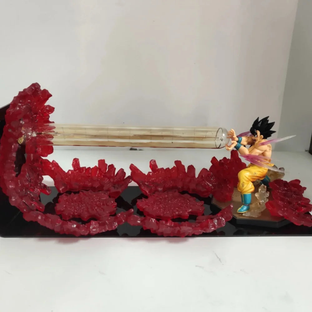Dragon Ball Anime Son Goku KaMeHaMeHa Lampe Led-lampe Action-figuren Modell Figur Figur &amp; Basis &amp; Lampe DIY Dekoration Sammlung