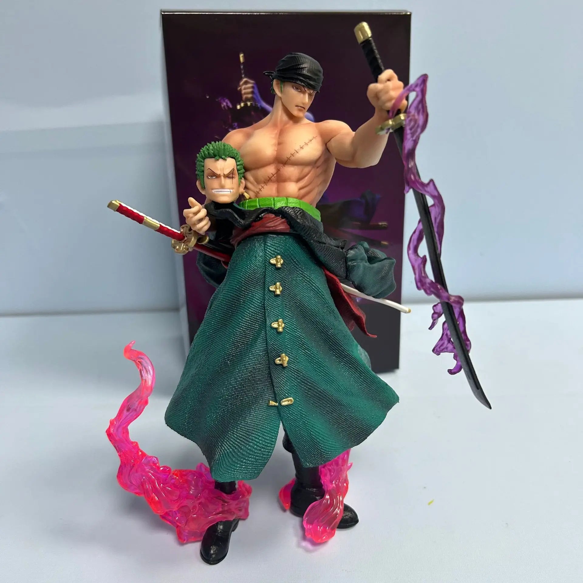 Hot Sale One Piece 50cm Roronoa Zoro Anime Action Figures Model Toys Pvc Statue Roronoa Zoro Model Statue Dolls Birthday Gift
