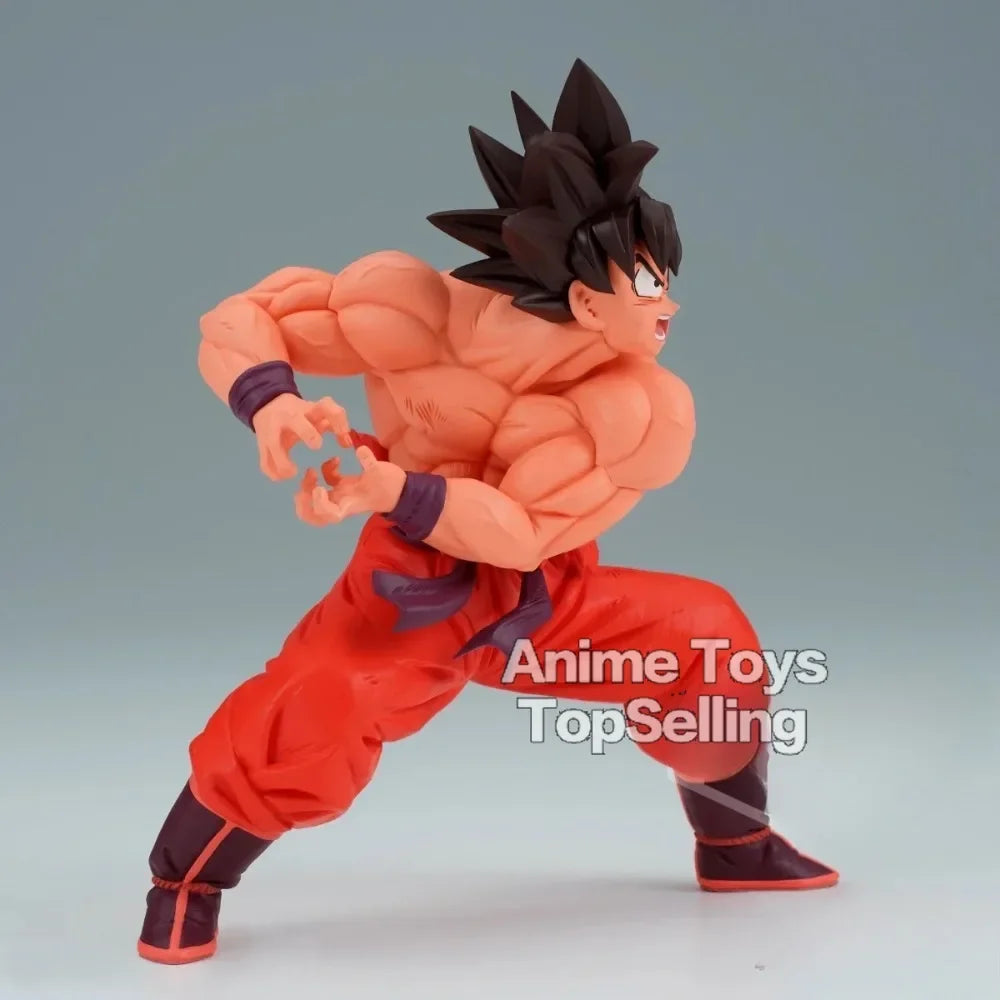 13.5cm Dragon Ball Z anime character Goku King Kai fist Kamehameha special effects PVC Action Figure Collection Decoration Toys