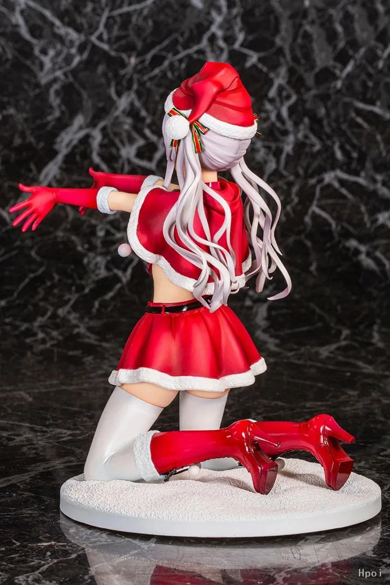19CM Anime Hiiragi Snowflake Figure Flower Christmas Dress Up Model Toy Panties Misaki Kurehito Toy Japanese Doll Action Figure