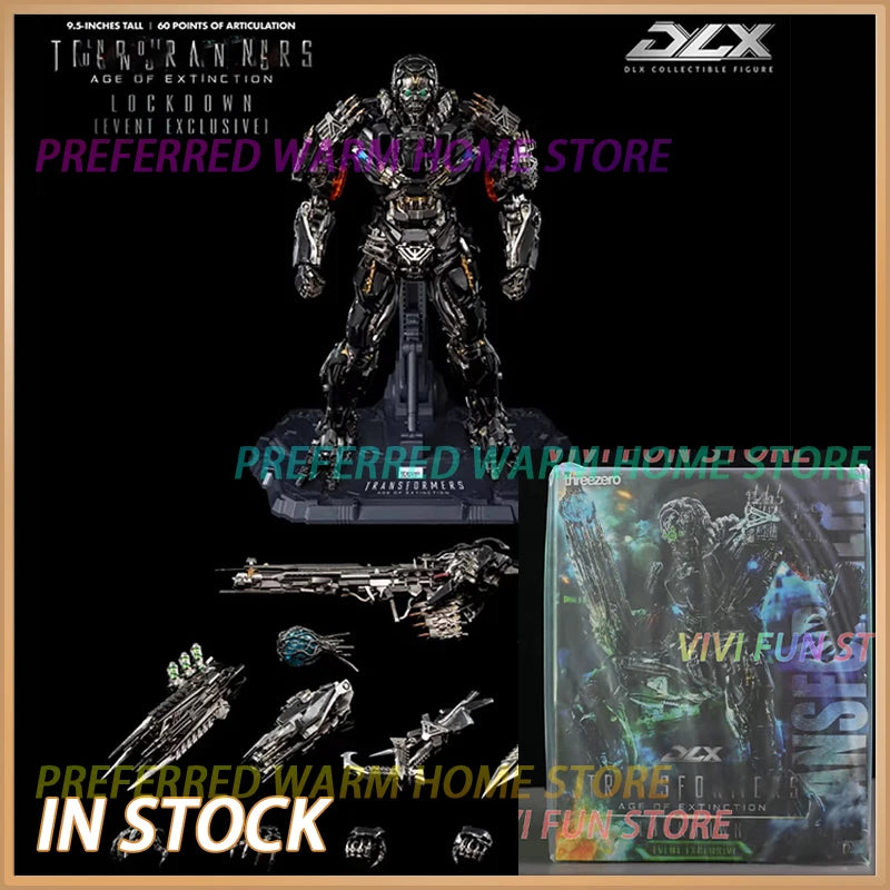 In Stock Originate 3A THREEZERO DLX Lockdown Movable Model Toys Collect Age of Extinction EVENT EXCLUSIVE