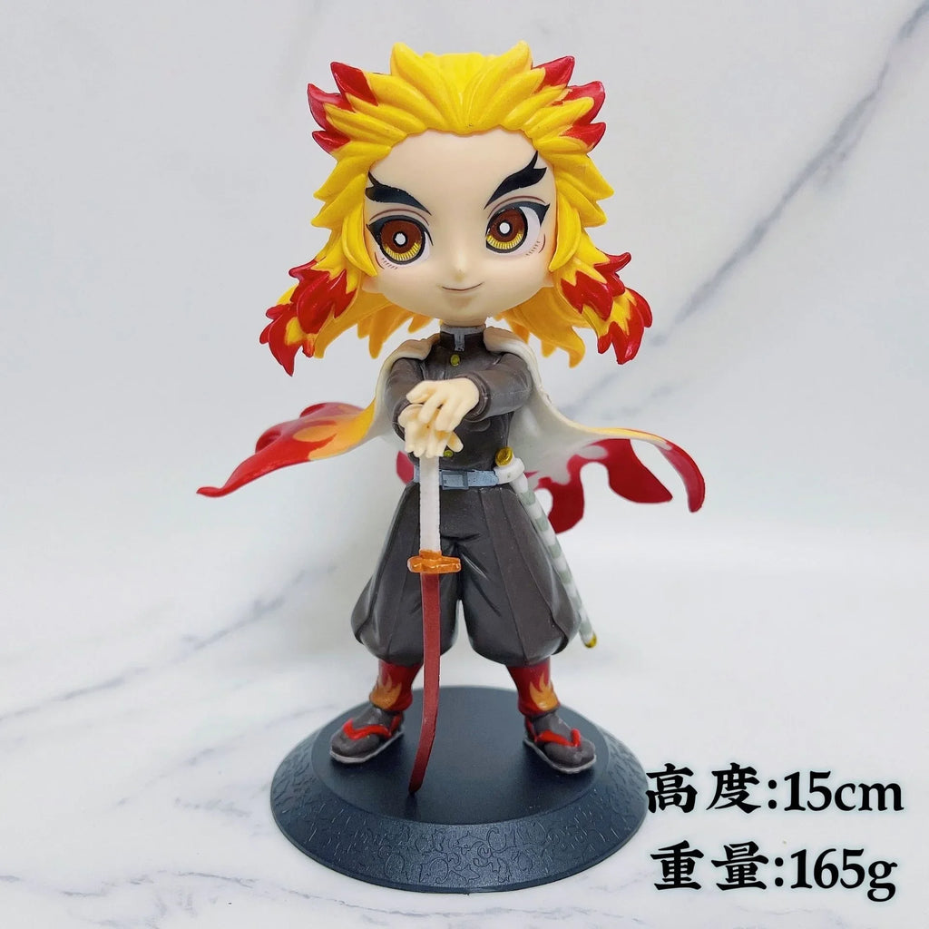 Anime Demon Slayer Action Figurine Kimetsu No Yaiba Figure Kamado Tanjirou Nezuko Agatsuma Zenitsu PVC Model Doll Toys
