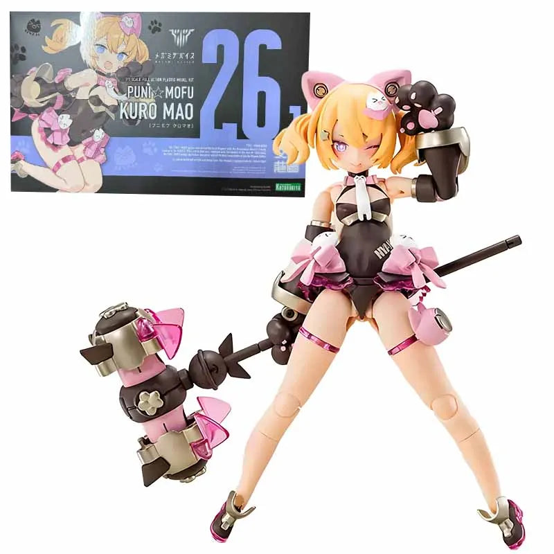 MEGAMI DEVICE PUNI MOFU LANG KKURO MAO Anime Action Figures Original kotobukiya Model Toys Collectible Model Ornaments Gifts