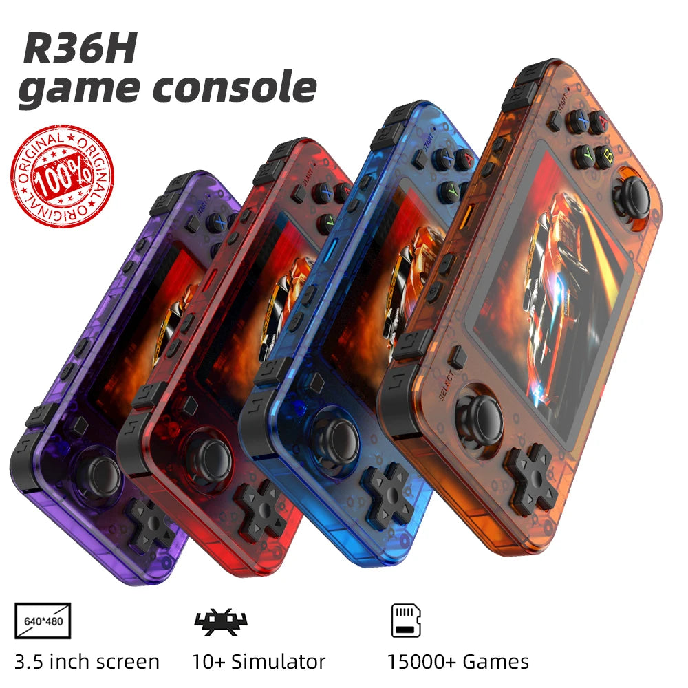 What's Java Game R36h R36H original open-source handheld console with built-in 15000+games R ...