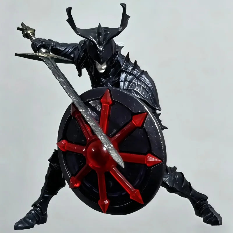 Harvinger Studios Action Figure Elric Of Melnibone 1 12 Scale Articulated Black Armor Red Cape Collectible Model For Adult