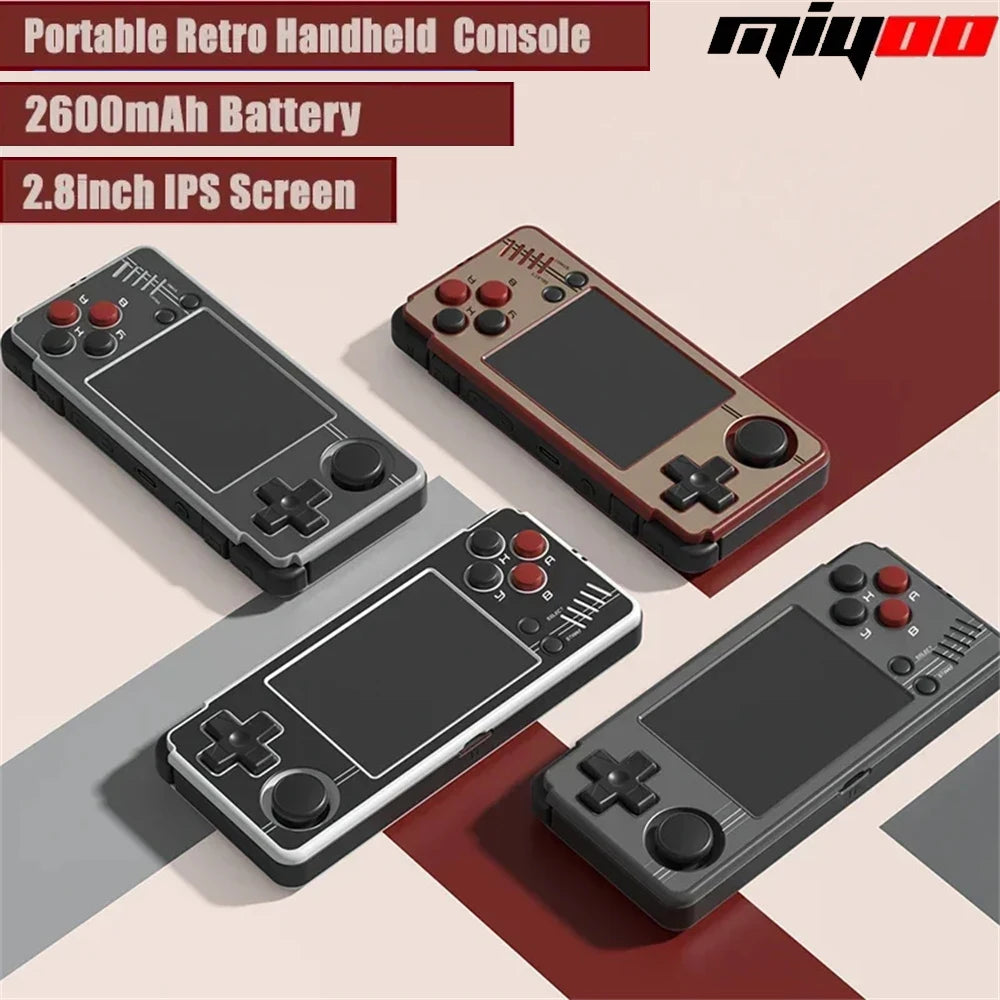 Retro Game Console Portable Handheld MIYOO A30 Portable Handheld Retro Game Open Source Linux System 2.8 IPS HD Screen WIFI