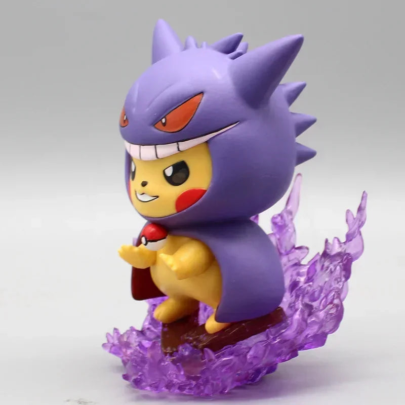 12cm Pokemon Figure Pikachu Cos Gengar Charizard Model Doll Collectible Toy Gifts Cartoon Kawaii Figurine Statue Anime Figures