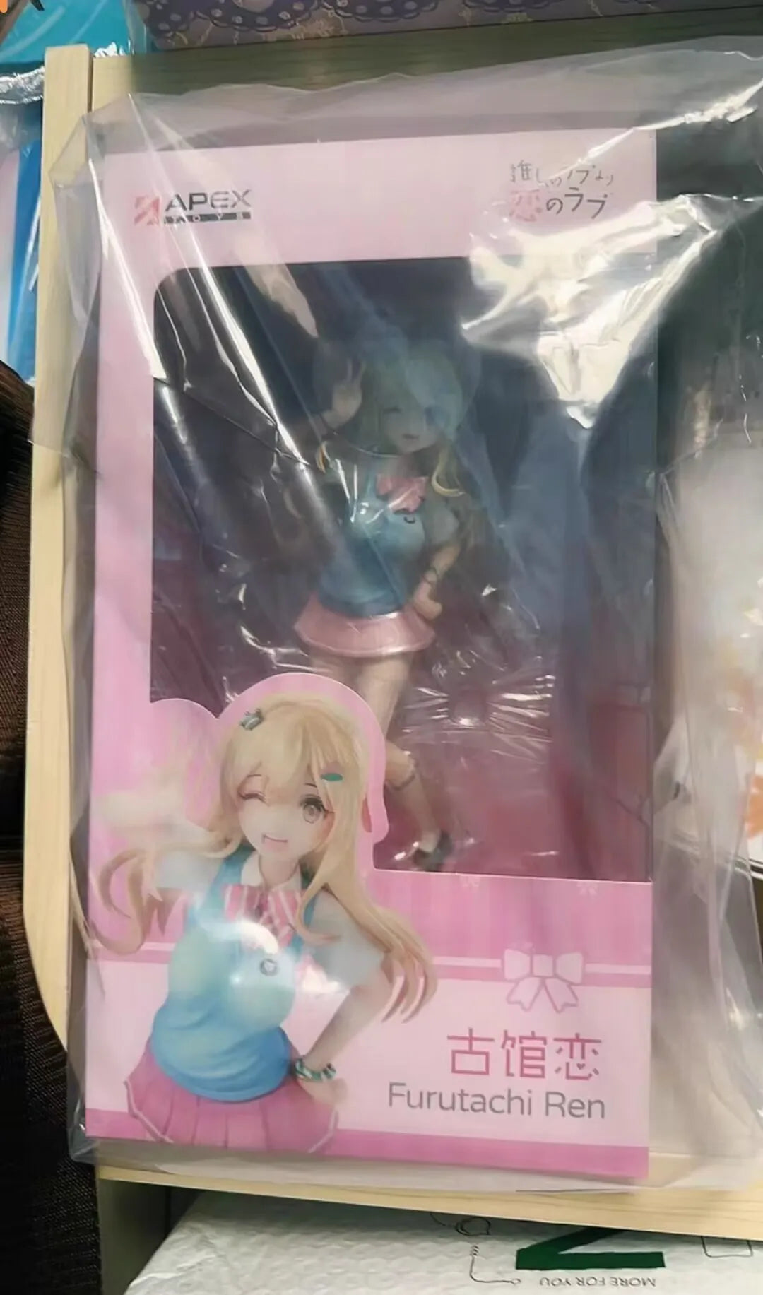 Original in Stock APEX Oshirabu:waifus Over Husbandos Hayahoshi Akuru Furutachi Ren Kurumizawa Koibito Anime Action Figurine Toy