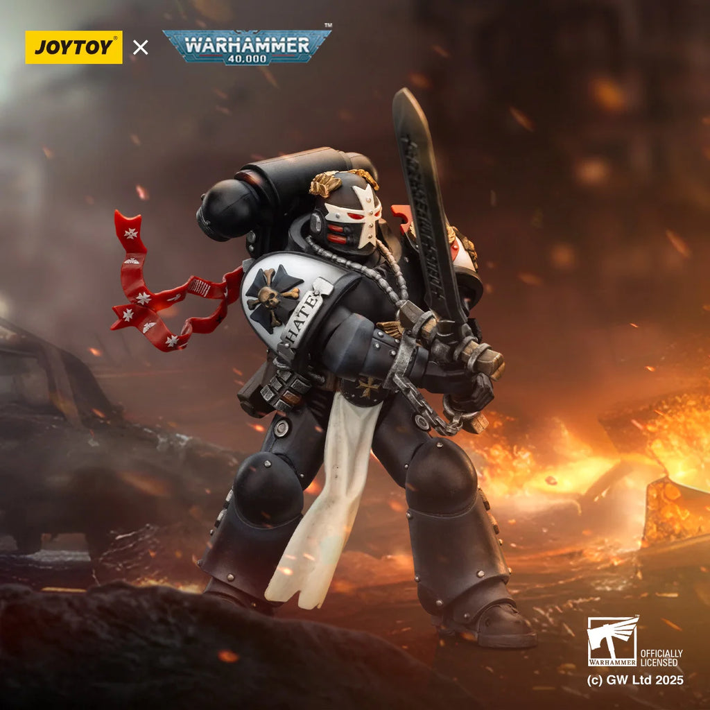 【MT】JOYTOY 1/18 Action Figure Warhammer 40K Black Templars Emperor's Championship Bayard's Revenge Model Toy Gift