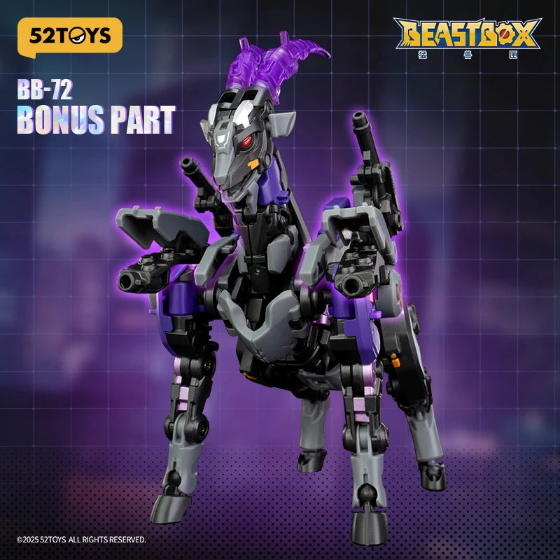 52TOYS Beastbox BB-72 DIMMUBORGIR, Deformationsspielzeug, Actionfigur, Sammlerstück, umwandelbares Spielzeug, Mecha-Roboter