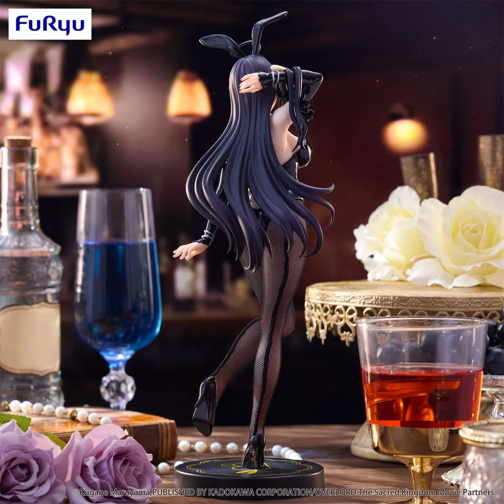 In Stock FuRyu BiCute Bunnies OVERLORD Albedo Bunny Girl -Black Style Ver.- 30CM PVC Anime Action Figures Model Collection Toy