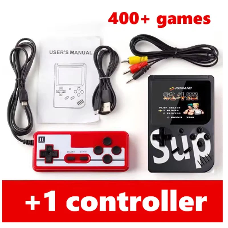 500-in-One Classic Mini Handheld Console for Children and Students: A Nostalgic Macaron-Style Handheld Game Console