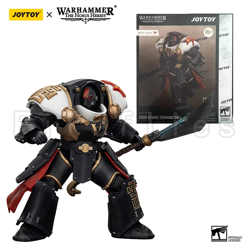 1/18 JOYTOY Action Figure The Horus Heresy White Scars Legion Praetor Ebon Keshig Terminator Anime Toy