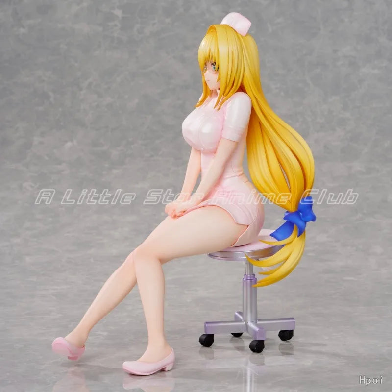 In Stock Original UnionCreative To Love-Ru Darkness Tearju Lunatique Nurse Series Animation Figure Collection Model Toys