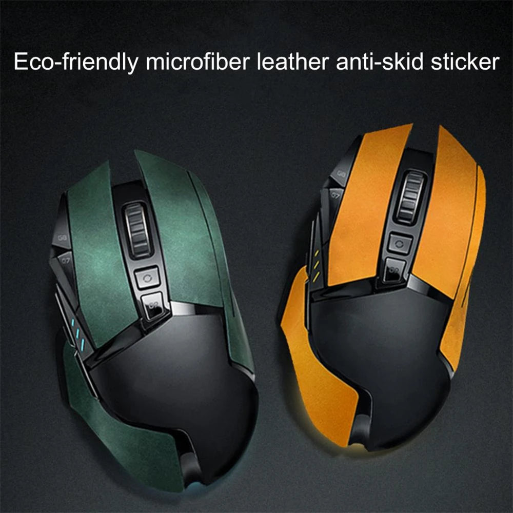 Mouse Anti-slip Grip Tape for Logitech G502 Micro Fiber Leather Sticker Ultra-thin Comfortable Sweat Resistant