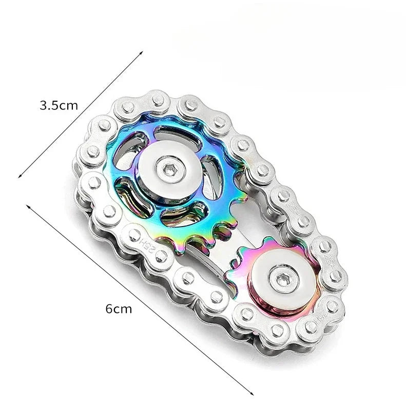 Metall-Fidget-Spinner, Schreibtischspielzeug, Stressabbau-Zahnräder, Handspinner für Erwachsene, Schreibtischdekoration, Wohnkultur, Stressabbau, Entspannung