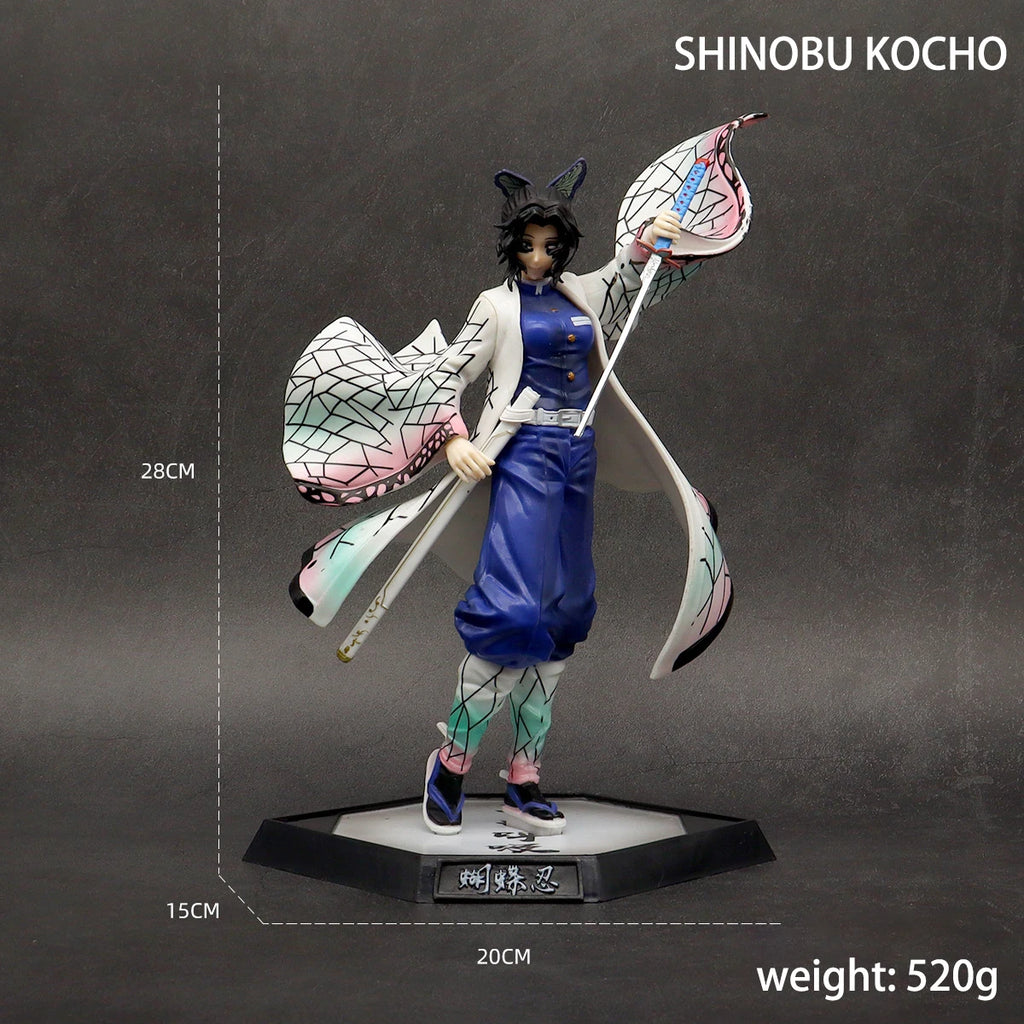 29cm  Kimetsu no Yaiba Anime Figures Yoriichi Daki Gyutaro 12 Style Action Figure Statue Model Doll Collection Toys Gifts