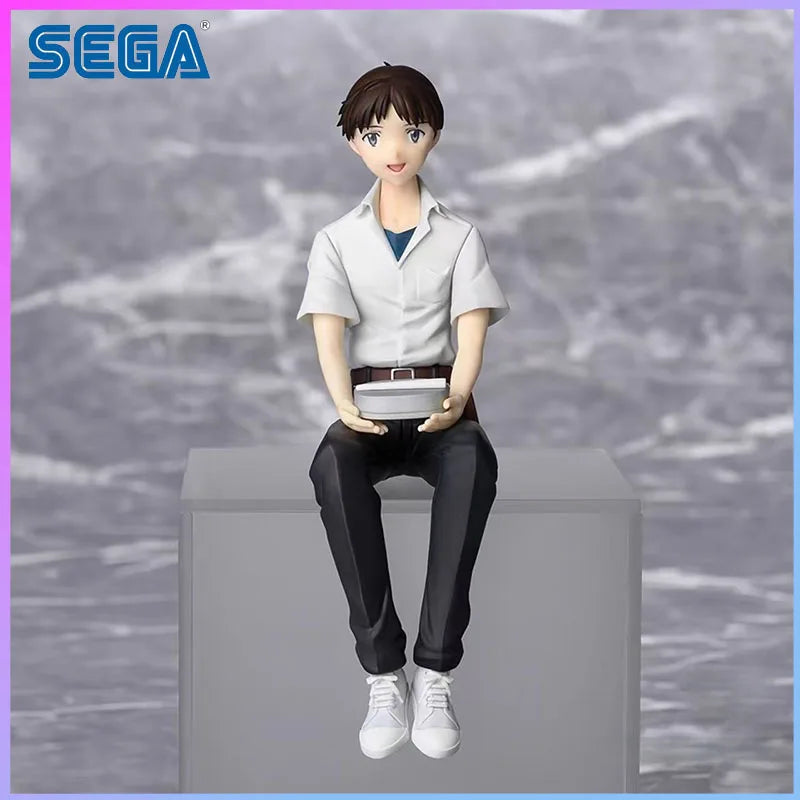 SEGA In Stock Evangelion Shin Gekijouban Ikari Shinji Premium Chokonose Figure in stock Model kit originaI garage kit Kawaii