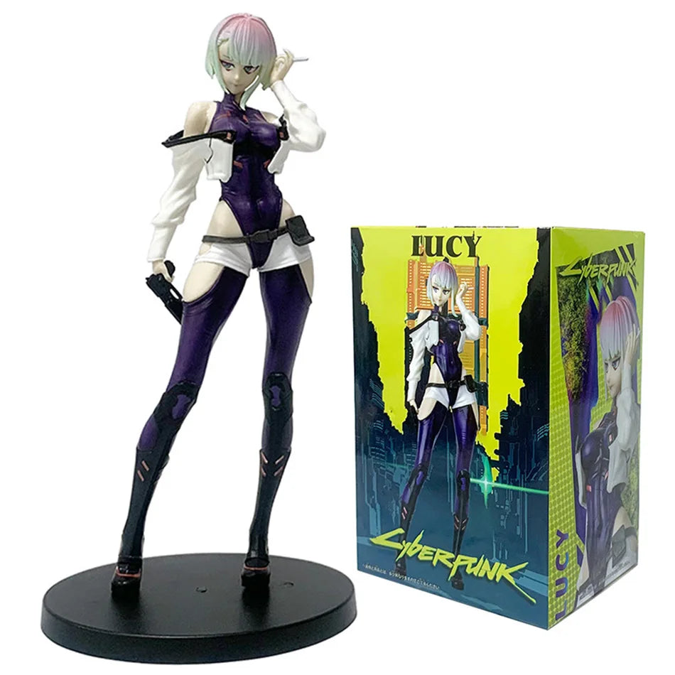 Anime Game Cyberpunk：Edgerunners 17-22cm Lucy Rebecca David Martinez moon  Action Figure Toys Pendant Xmas Birthday Gift